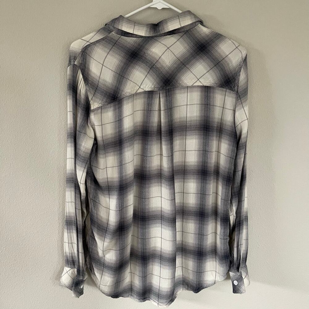 Rails Hunter Flannel Button Down Top In Sterling … - image 5